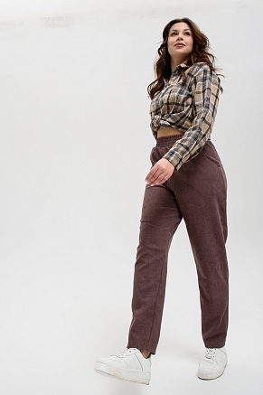 Женские брюки 32809 / светло-коричневый