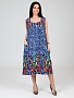 Женский сарафан МАКСИ СК-345 / Разноцветный узор