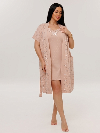 Женский комплект Сор-12(К) + Х-12(К) / Бежевый (короны)