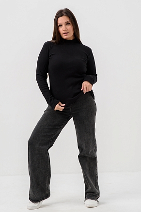 Женская водолазка 52713 / черный