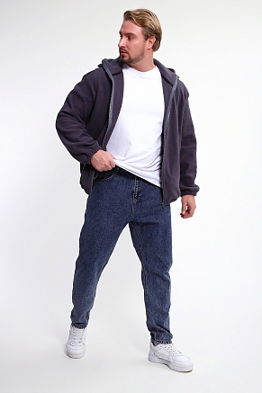 Мужское худи 36992 / серый