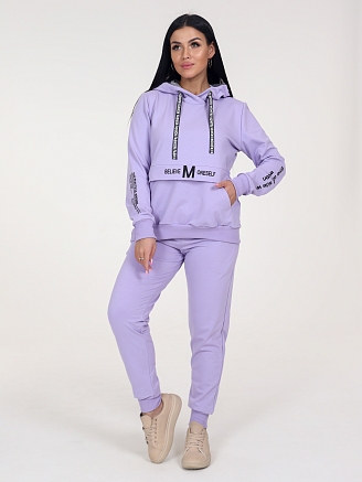 Женский костюм ПРИНТ КФ-489 / Сирень