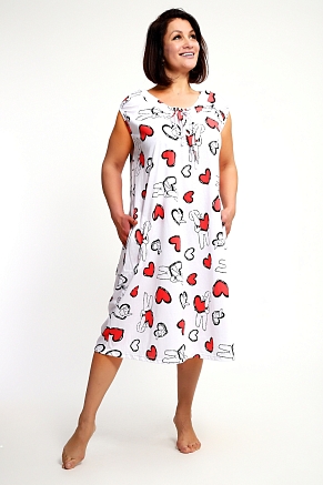 Женская сорочка 88131 / белый