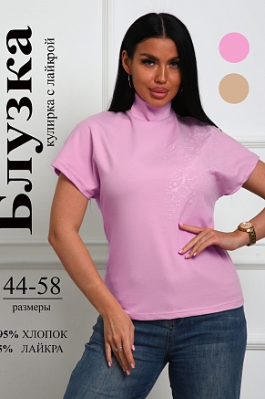 Женская блузка 84304 / розовый