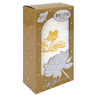 Полотенце НВ Расцвет м9010_04 S / Кремовый