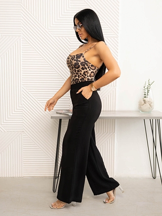 Женские брюки мод.2041/2 / Черный