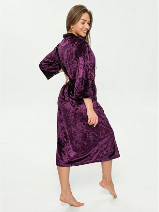 Женский халат Топаз / Баклажан