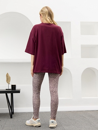 Женская футболка Флеш-5 Ф-129 / бордовый