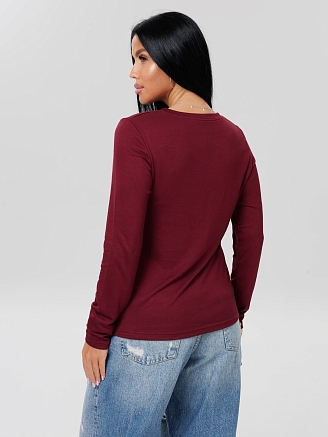 Женская кофта К-02(ПВ) / Бордовый