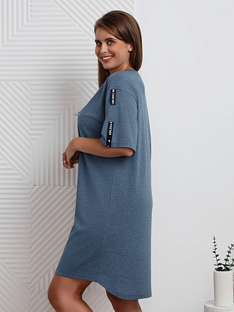 Женская туника Всплеск-2 Т-411 / синий