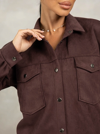 Женский костюм мод.2070 / Коричневый