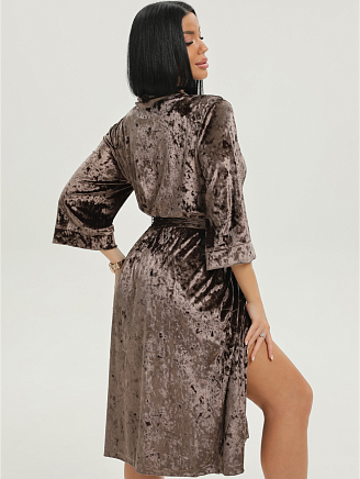 Женский халат Топаз / Кофе