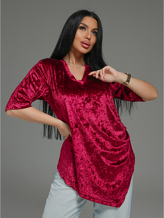 Женская футболка Мия / Бордо