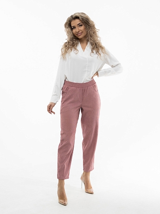 Женские брюки мод.1440/18 / Розовый