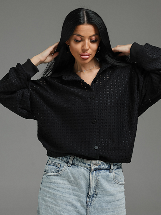 Женская рубашка Стелла / Черный