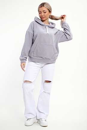 Женская толстовка 18114 / светло-серый