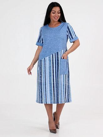 Женское платье Каприз ПлК-1544 / Снегопад на полосе