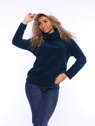 Женская толстовка Гретта / Изумруд