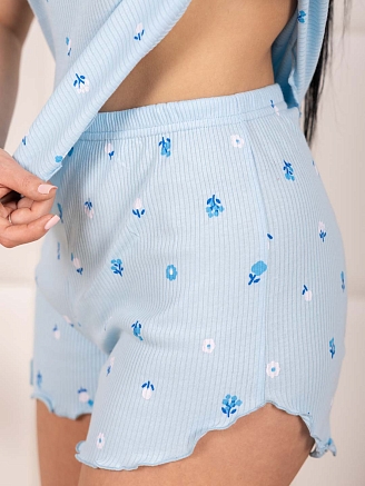 Женская пижама мод.2181/1 / Голубой