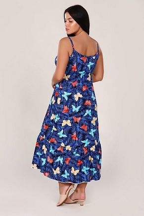 Женский сарафан Баттерфляй 446 / Синий