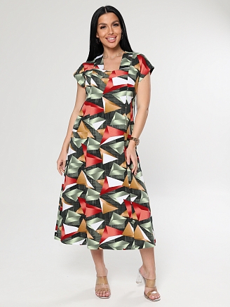 Женское платье Рамка ПлК-623 / Самоцветы