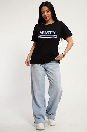 Женская футболка 85652 / черный