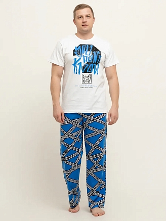 Мужская пижама "Вопросики" арт.мк1291