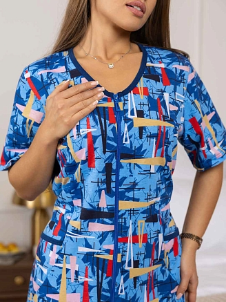 Женский халат мод.1683/11 / Синий