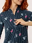 Женская рубашка-халат "Сафари" арт. к3269фг / Фламинго