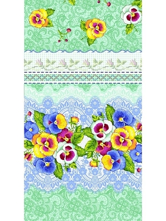 Полотенце кухонное рогожка нарезка / В ассортименте