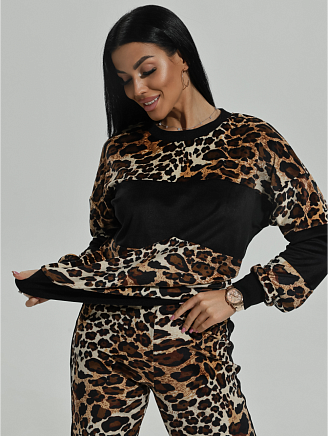 Женский костюм Намибия плюс / Леопард