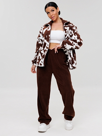 Женский костюм К-215(Ф) / Коричневый