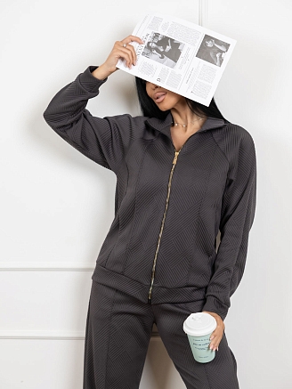 Женский костюм мод.2128/1 / Серый