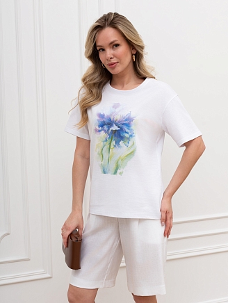 Женские шорты Сибелла-3 Ш-026 / белый