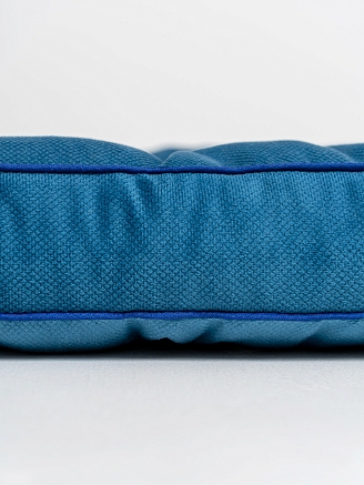 Подушка на стул с бортом / Морская волна