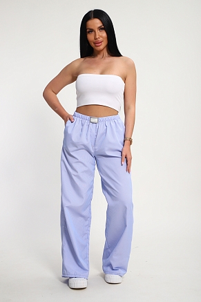 Женские брюки 35337 / голубая полоска