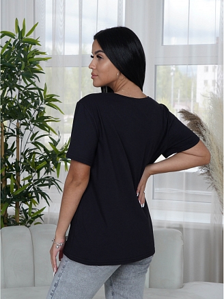 Женская футболка Дениза / Черный