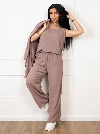 Женский костюм мод.2142/1 / Какао