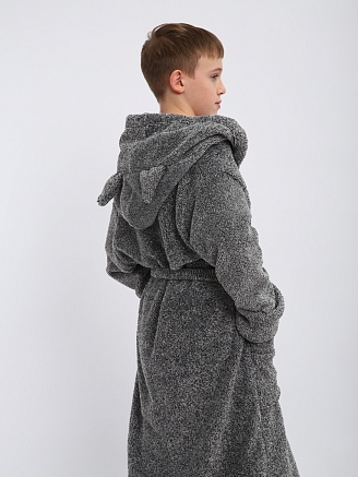 Детский халат "Отдых" / Серый