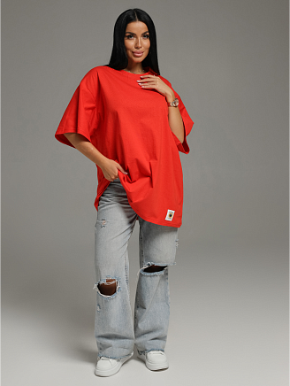 Женская футболка Анита-1 / Алый