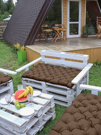 Матрас для садовой мебели арт. МО80 / Шоколад