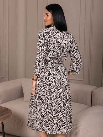 Женский халат мод.1874/8 / Бежевый