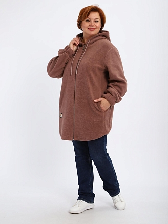 Женская парка Латифа / кофейный