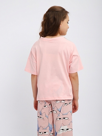 Детская пижама "Друзья" / Розовый