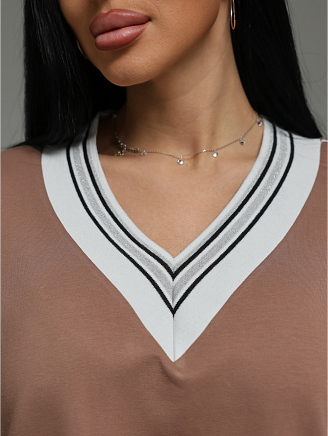 Женский костюм Акцент / Кофе