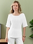 Женская блузка Сиеста-6 / белый