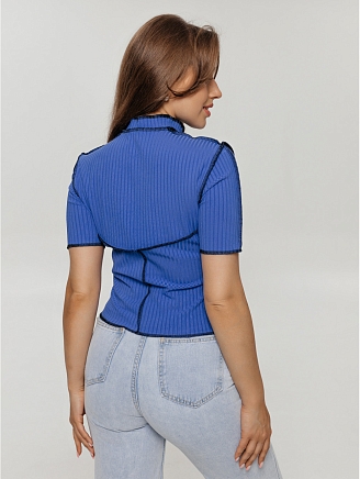 Женская футболка Клео / Василек