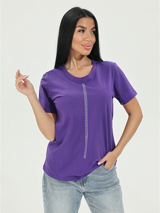 Женская футболка Шик / Фиолетовый