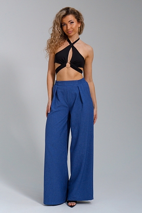 Женские брюки 53024 / джинс темный