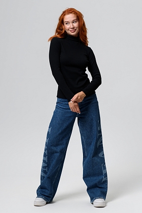 Женская водолазка 14439 / черный